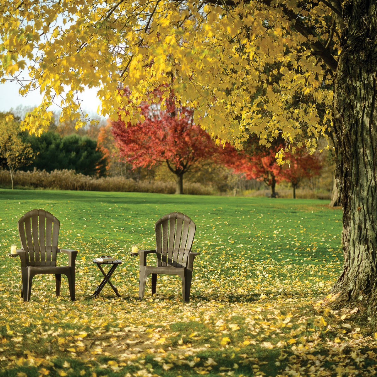 Adams Big Easy Earth Brown Resin Adirondack Chair Hall s